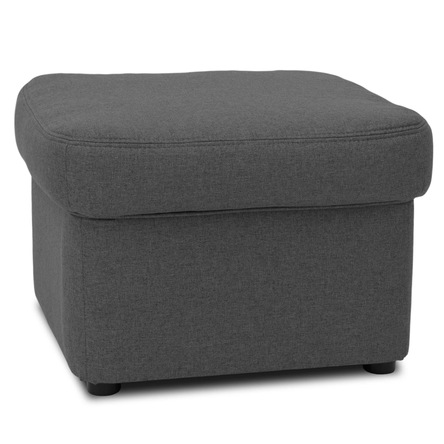 Hocker - grau - Feingewebe - 60x60 cm 3 Hocker - grau - Feingewebe - 60x60 cm – Bild 3