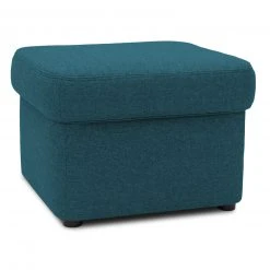 Hocker - dunkelblau - Flachgewebe - 61 cm