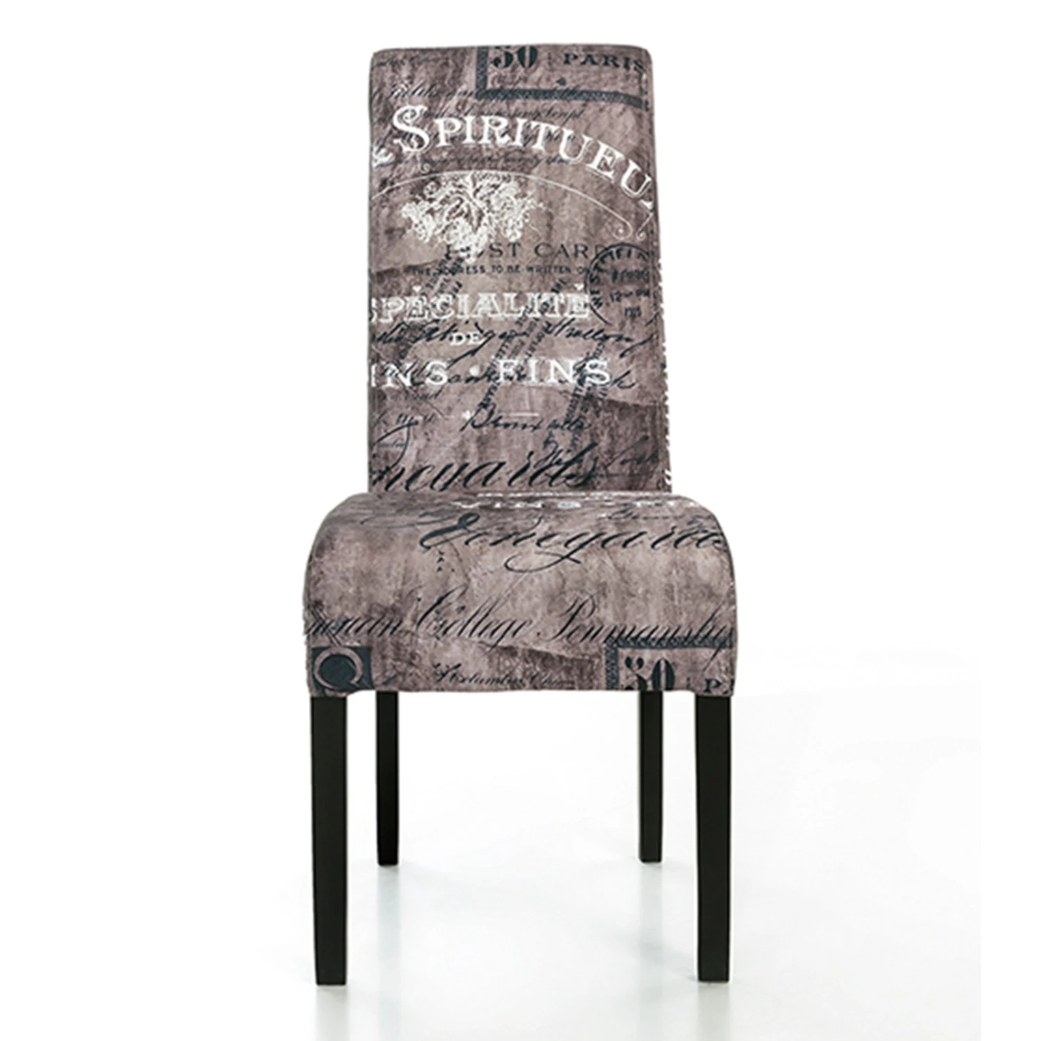 Polsterstuhl - Vintage - Webstoff - Buche massiv 2 Polsterstuhl - Vintage - Webstoff - Buche massiv – Bild 2