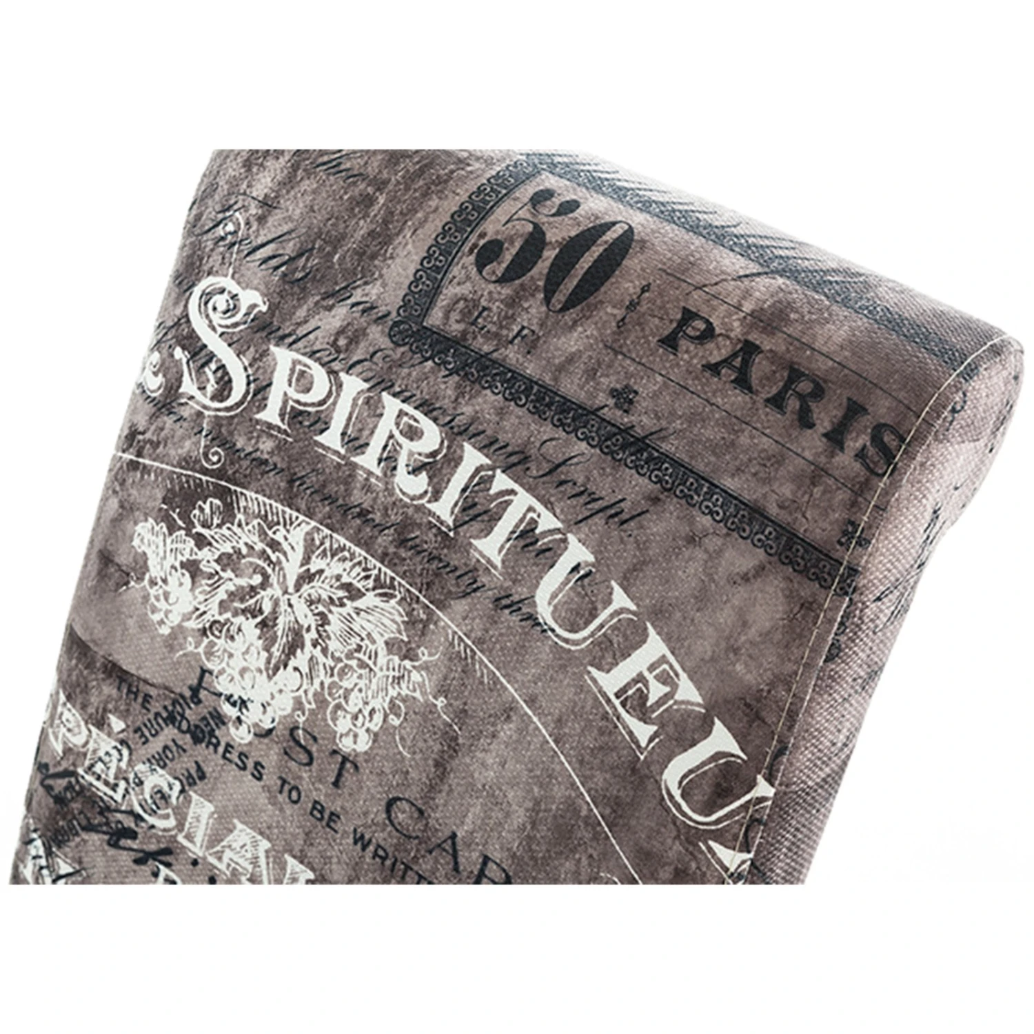 Polsterstuhl - Vintage - Webstoff - Buche massiv 3 Polsterstuhl - Vintage - Webstoff - Buche massiv – Bild 3