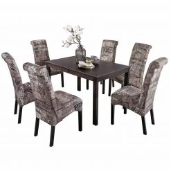 Polsterstuhl - Vintage - Webstoff - Buche massiv 7 Polsterstuhl - Vintage - Webstoff - Buche massiv -Esszimmer Verkaufsgeschäft 1248001102 04 1600Wx1600H