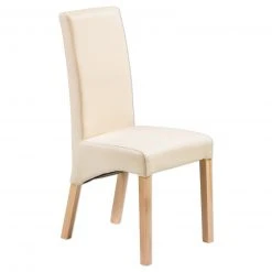 Stuhl - beige - Buche massiv