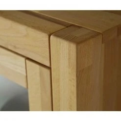 Vitrine - Kernbuche massiv geölt - 98 cm -Esszimmer Verkaufsgeschäft 1248001700 07 1600Wx1600H