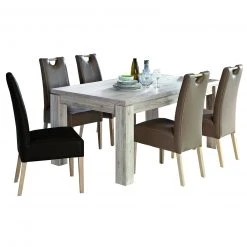 Ella@HOME Polsterstuhl - braun - Massivholz - Lederoptik 6 Ella@HOME Polsterstuhl - braun - Massivholz - Lederoptik -Esszimmer Verkaufsgeschäft 1248002101 03 1600Wx1600H