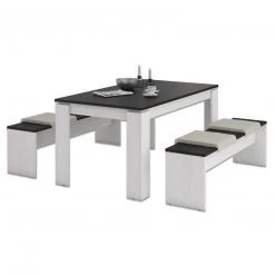 Ella@HOME Tischgruppe - Pinie-weiß-Wenge - 3-teilig 5 Ella@HOME Tischgruppe - Pinie-weiß-Wenge - 3-teilig -Esszimmer Verkaufsgeschäft 1254009900 09 1600Wx1600H