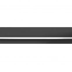 Wandboard - anthrazit - weiß Hochglanz - 150 cm