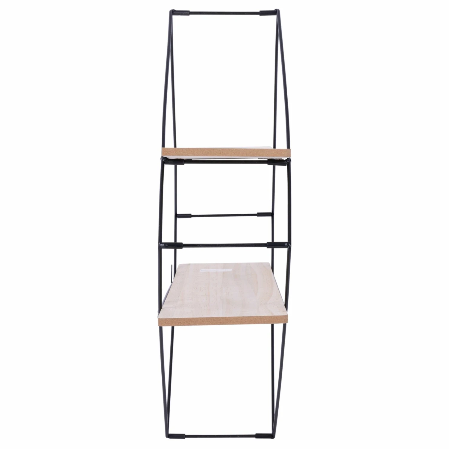 Wandregal - schwarz-natur - 60 cm 4 Wandregal - schwarz-natur - 60 cm – Bild 4