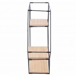 Wandregal - schwarz-natur - 58 cm -Esszimmer Verkaufsgeschäft 1257000200 05 1600Wx1600H