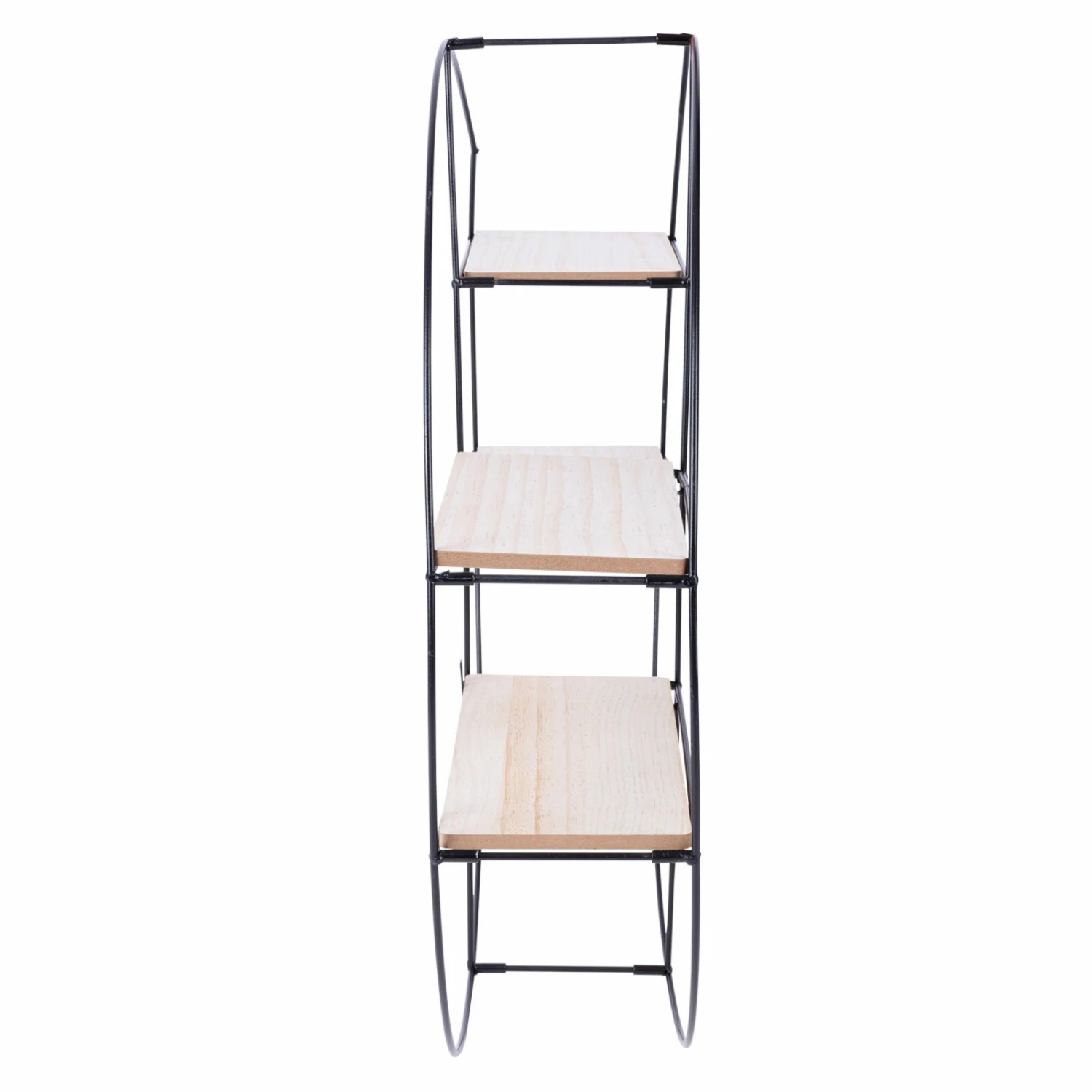 Wandregal - schwarz-natur - 70 cm 5 Wandregal - schwarz-natur - 70 cm – Bild 5