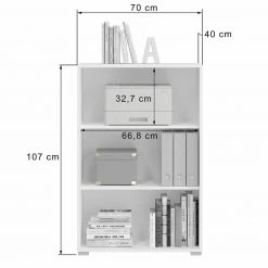 Standregal MOVER - weiß - 68x107 cm 10 Standregal MOVER - weiß - 68x107 cm -Esszimmer Verkaufsgeschäft 1331001300 03 1600Wx1600H