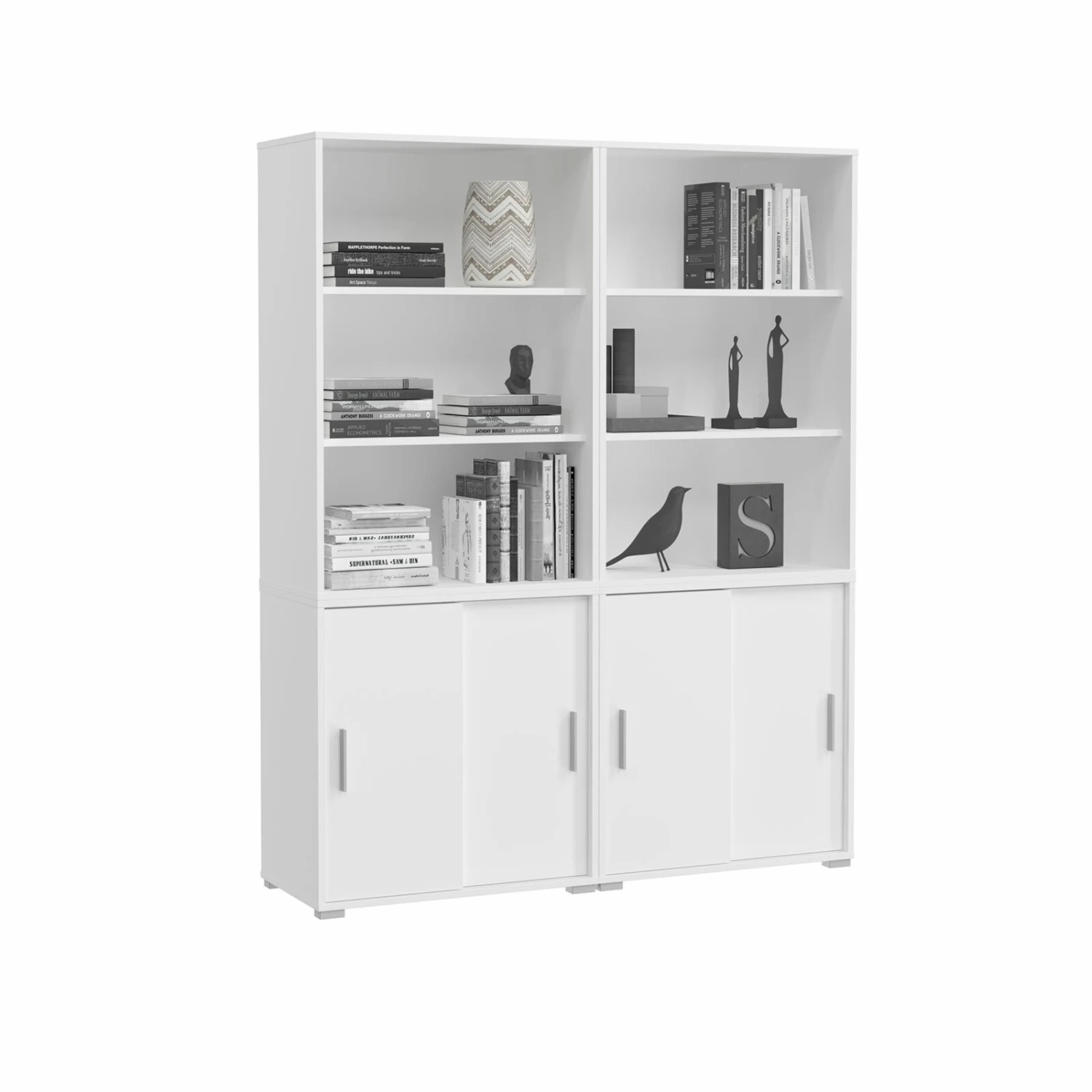 Standregal MOVER - weiß - 68x107 cm 7 Standregal MOVER - weiß - 68x107 cm – Bild 7