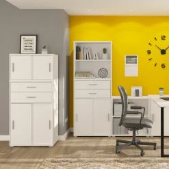 Kommode MOVER - weiß - Schiebetüren und Schubkästen - 68x107 cm 12 Kommode MOVER - weiß - Schiebetüren und Schubkästen - 68x107 cm -Esszimmer Verkaufsgeschäft 1331001500 05 1600Wx1600H