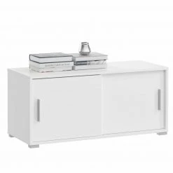 Kommode MOVER - weiß - 2 Schiebetüren - 100x46 cm -Esszimmer Verkaufsgeschäft 1331001800 03 1600Wx1600H