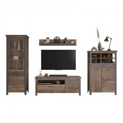 TV-Lowboard OLIVER - Tabak Eiche-Matera - 149 cm breit -Esszimmer Verkaufsgeschäft 1331005100 03 1600Wx1600H