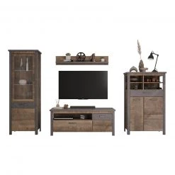 Highboard OLIVER - Tabak Eiche-Matera - 149 cm hoch 8 Highboard OLIVER - Tabak Eiche-Matera - 149 cm hoch -Esszimmer Verkaufsgeschäft 1331005200 04 1600Wx1600H