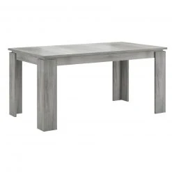 Esstisch TITAN - Rauchsilber - ausziehbar