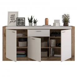 Sideboard PARMA - weiß - Viking Oak - 180 cm -Esszimmer Verkaufsgeschäft 1331007900 03 1600Wx1600H