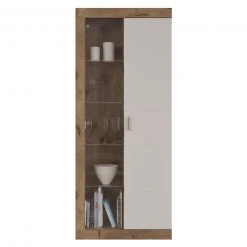Vitrine PARMA - weiß - Viking Oak - 193 cm hoch -Esszimmer Verkaufsgeschäft 1331008000 03 1600Wx1600H