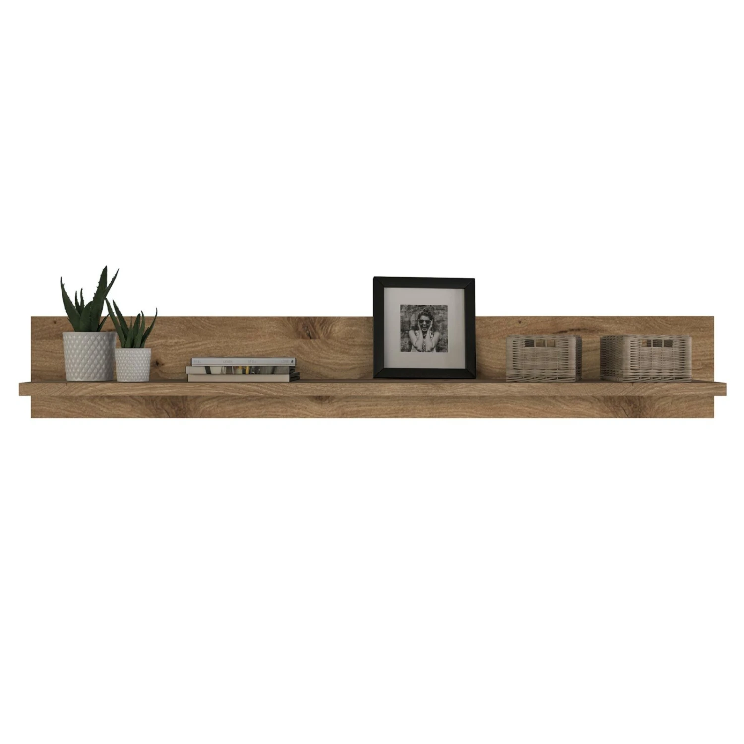 Wandboard PARMA - weiß - Viking Oak - 135 cm 1 Wandboard PARMA - weiß - Viking Oak - 135 cm