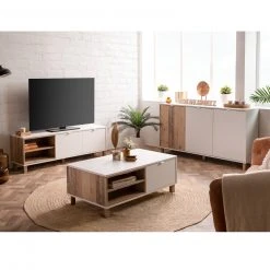 Kommode MENORCA - weiß-Old Style hell - 3 Türen - 160 cm 11 Kommode MENORCA - weiß-Old Style hell - 3 Türen - 160 cm -Esszimmer Verkaufsgeschäft 1332000100 06 1600Wx1600H