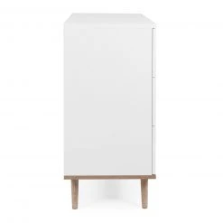 Kommode GÖTEBORG - weiß-Sonoma Eiche - 80 cm breit -Esszimmer Verkaufsgeschäft 1332001300 04 1600Wx1600H