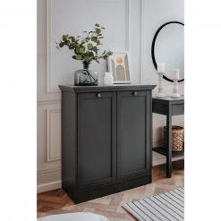 Kommode VERA - anthrazit - 80 cm breit -Esszimmer Verkaufsgeschäft 1332002100 04 1600Wx1600H