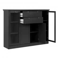 Highboard VERA - anthrazit - 160 cm breit -Esszimmer Verkaufsgeschäft 1332002400 04 1600Wx1600H