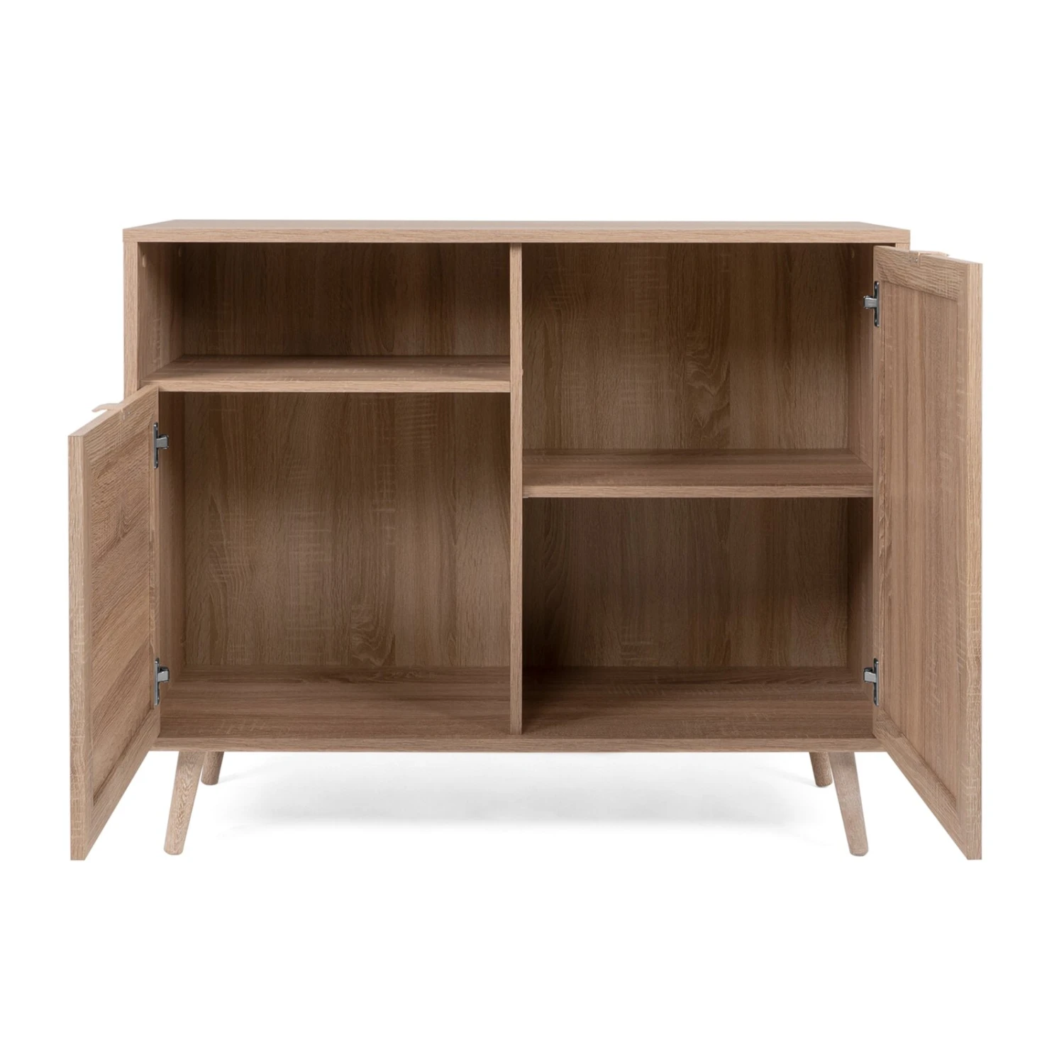 Kommode BALI - Sonoma Eiche-Rafia geflecht - 101 cm breit 3 Kommode BALI - Sonoma Eiche-Rafia geflecht - 101 cm breit – Bild 3