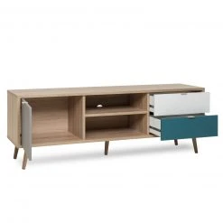 Lowboard CUBA - Sonoma Eiche - tricolor - 150 cm breit -Esszimmer Verkaufsgeschäft 1332003900 04 1600Wx1600H