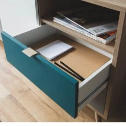 Sideboard CUBA - Sonoma Eiche - tricolor - 180 cm breit -Esszimmer Verkaufsgeschäft 1332004000 03 1600Wx1600H