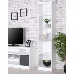 Regal LANDWOOD - weiß - 200 cm hoch -Esszimmer Verkaufsgeschäft 1332004800 04 1600Wx1600H