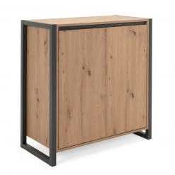 Kommode DENVER - Artisan Eiche-anthrazit - 80 cm -Esszimmer Verkaufsgeschäft 1332005900 07 1600Wx1600H