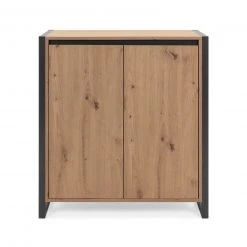 Kommode DENVER - Artisan Eiche-anthrazit - 80 cm