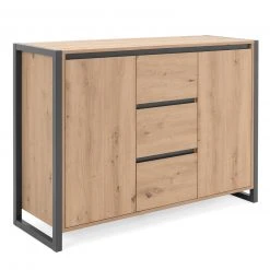 Kommode DENVER - Artisan Eiche-anthrazit - 120 cm -Esszimmer Verkaufsgeschäft 1332006000 08 1600Wx1600H