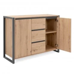Kommode DENVER - Artisan Eiche-anthrazit - 120 cm -Esszimmer Verkaufsgeschäft 1332006000 09 1600Wx1600H