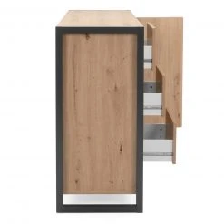 Kommode DENVER - Artisan Eiche-anthrazit - 120 cm -Esszimmer Verkaufsgeschäft 1332006000 12 1600Wx1600H