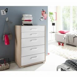 Schminkkommode - Sonoma Eiche-weiß - Beleuchtung - 65 cm breit 6 Schminkkommode - Sonoma Eiche-weiß - Beleuchtung - 65 cm breit -Esszimmer Verkaufsgeschäft 1333003800 03 1600Wx1600H