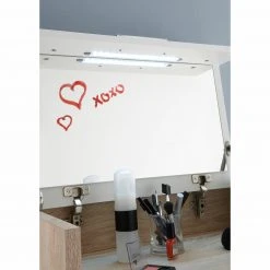 Schminkkommode - Sonoma Eiche-weiß - Beleuchtung - 65 cm breit 7 Schminkkommode - Sonoma Eiche-weiß - Beleuchtung - 65 cm breit -Esszimmer Verkaufsgeschäft 1333003800 04 1600Wx1600H