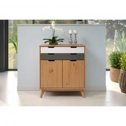 Kommode - honigfarben - Kiefer massiv - 80 cm breit -Esszimmer Verkaufsgeschäft 1335000400 04 1600Wx1600H