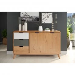 Sideboard - honigfarben - Kiefer massiv - 140 cm breit 9 Sideboard - honigfarben - Kiefer massiv - 140 cm breit -Esszimmer Verkaufsgeschäft 1335000900 04 1600Wx1600H
