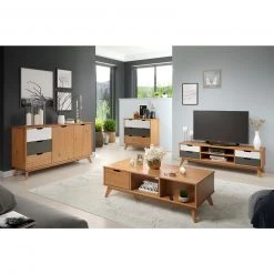 Sideboard - honigfarben - Kiefer massiv - 140 cm breit 10 Sideboard - honigfarben - Kiefer massiv - 140 cm breit -Esszimmer Verkaufsgeschäft 1335000900 05 1600Wx1600H