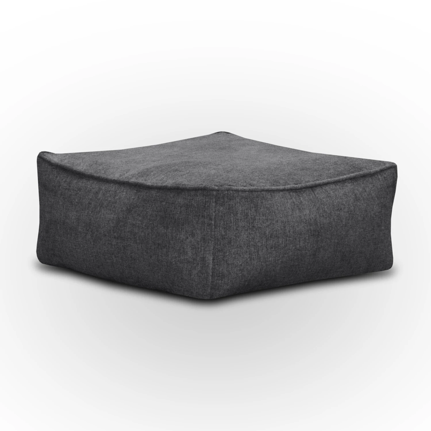 Hocker - dunkelblau - Microfaser 1 Hocker - dunkelblau - Microfaser