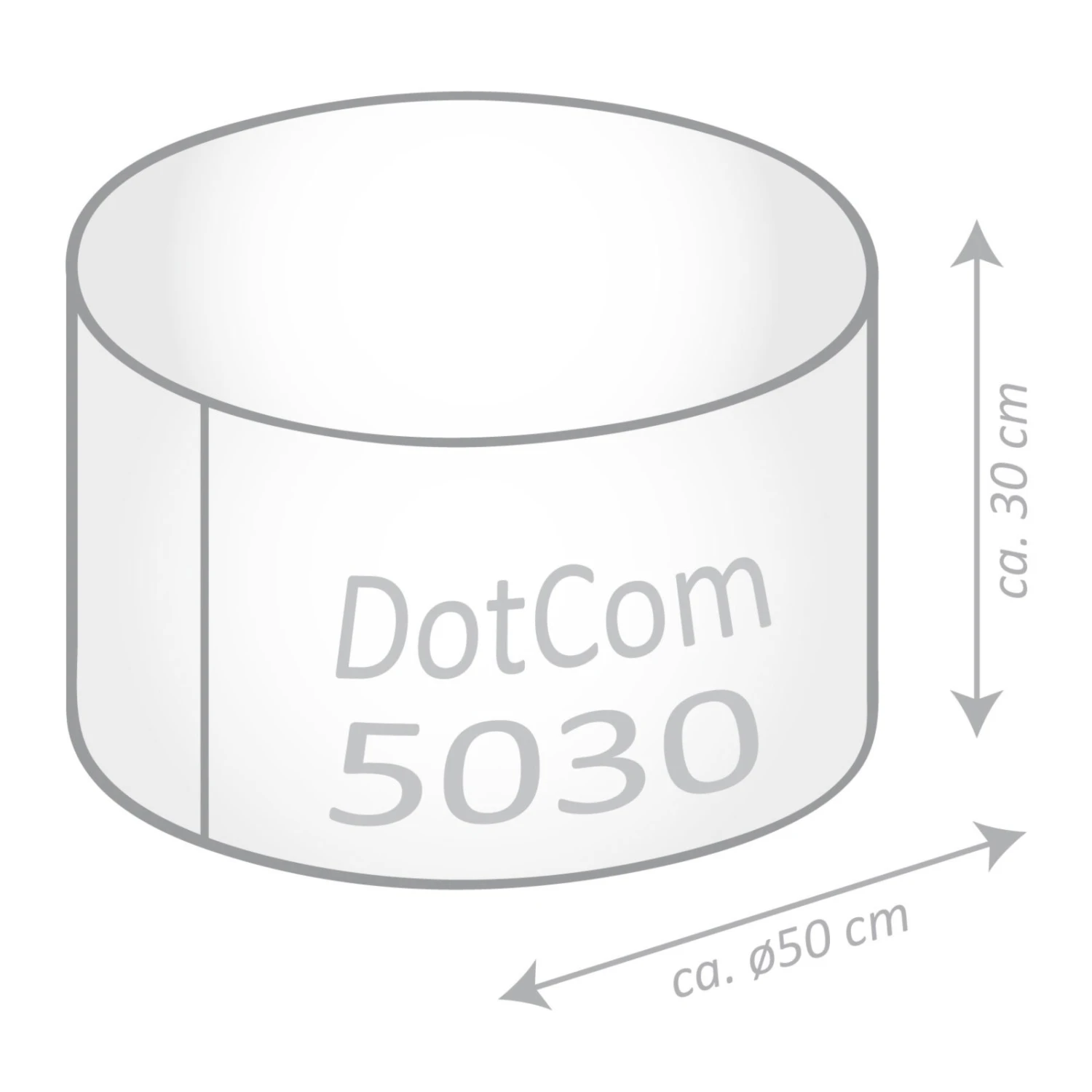 Sitzhocker DOTCOM KAPI - mehrfarbig - 50x30 cm 3 Sitzhocker DOTCOM KAPI - mehrfarbig - 50x30 cm – Bild 3