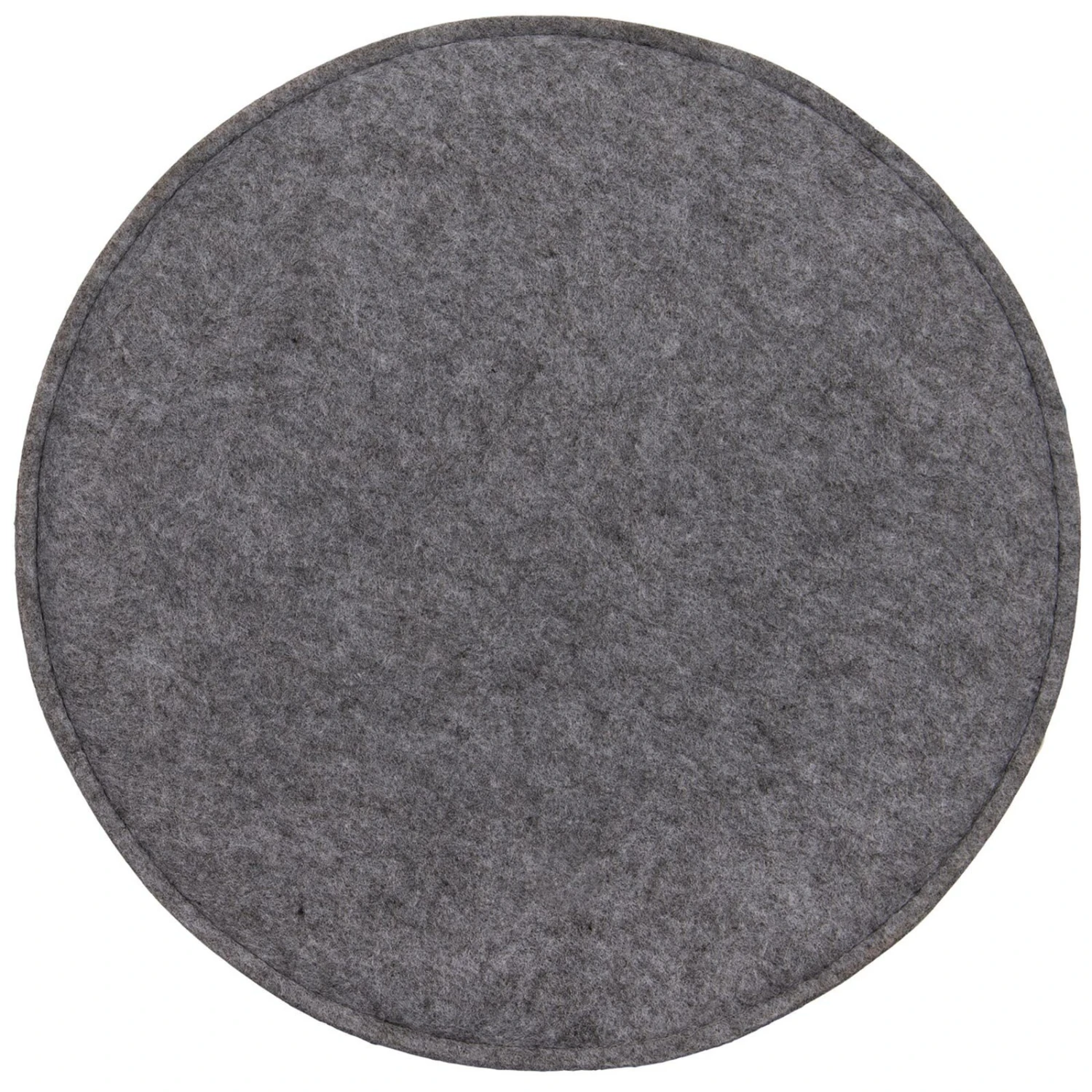 Sitzkissen - grau - Filz - Ø 35 cm 1 Sitzkissen - grau - Filz - Ø 35 cm