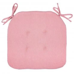 Sitzkissen - puderrosa - Cord - 41x41 cm