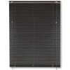 PVC-Jalousie - anthrazit - mit Zubehör - 60x160 cm