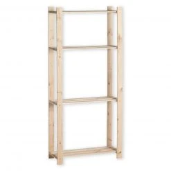 Holzregal - natur - 4 Böden