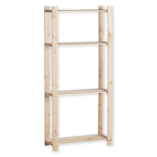 Holzregal - natur - 4 Böden -Esszimmer Verkaufsgeschäft 2768001100 1600Wx1600H