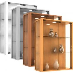 Hängevitrine UDINA - Buche - ohne Beleuchtung -Esszimmer Verkaufsgeschäft 9001652400 03 1600Wx1600H