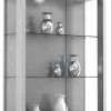 Hängevitrine UDINA - silber - ohne Beleuchtung
